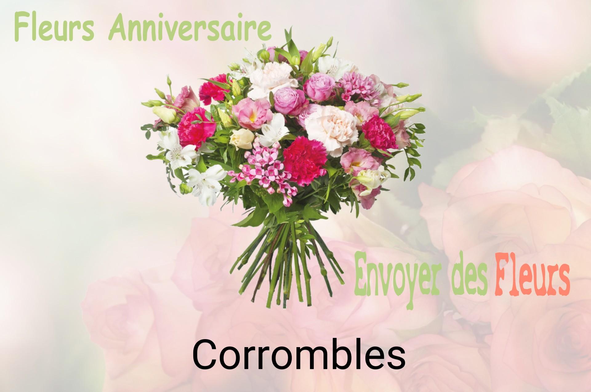 Bouquet de fleurs d’anniversaire livré à Corrombles